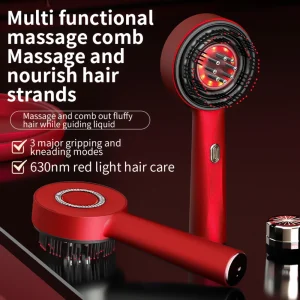 Red Light Scalp Massager Comb – Hair Growth & Oil Applicator